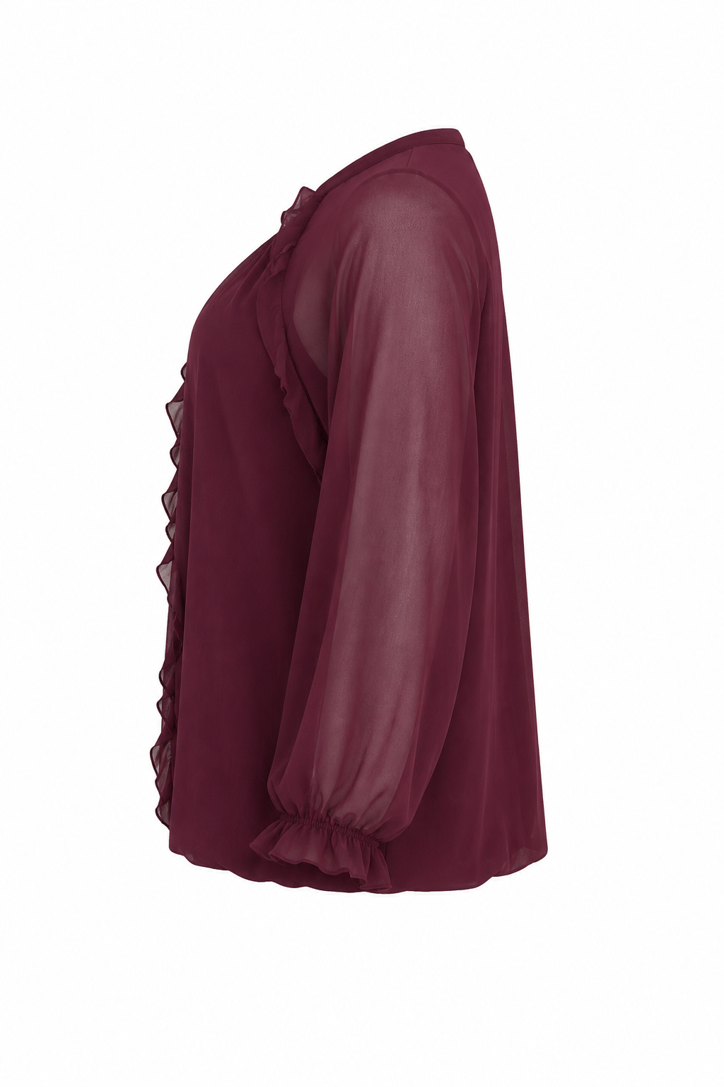 Blouses lange mouw bordeaux VPX
