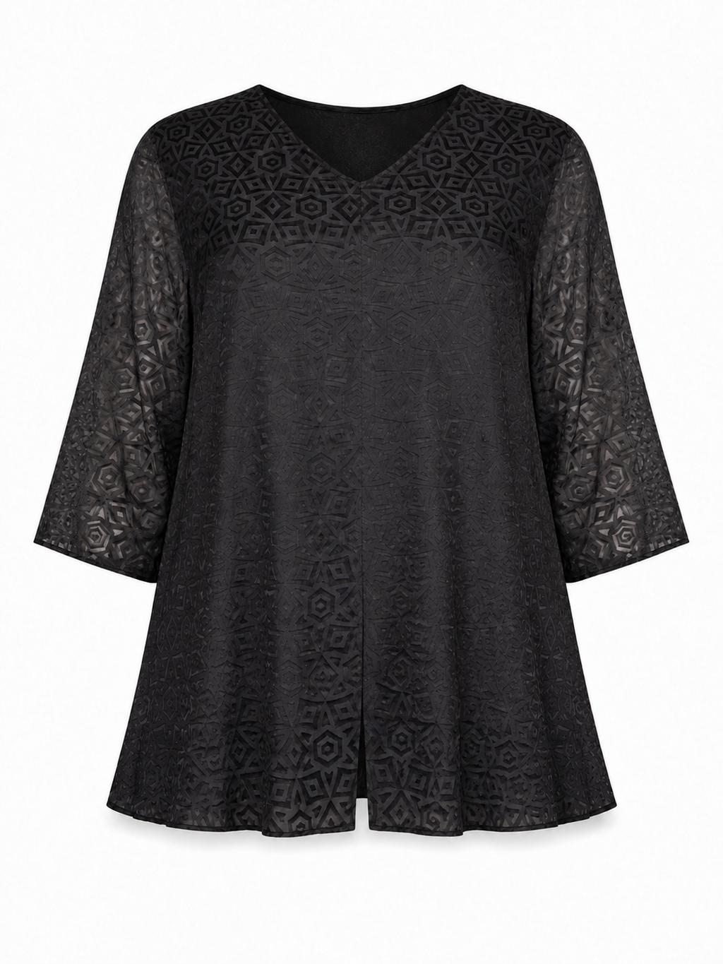 Blouses lange mouw zwart VPX
