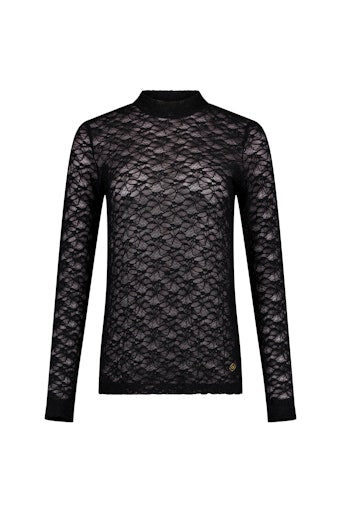 T-shirts lange mouw zwart Studio Anneloes