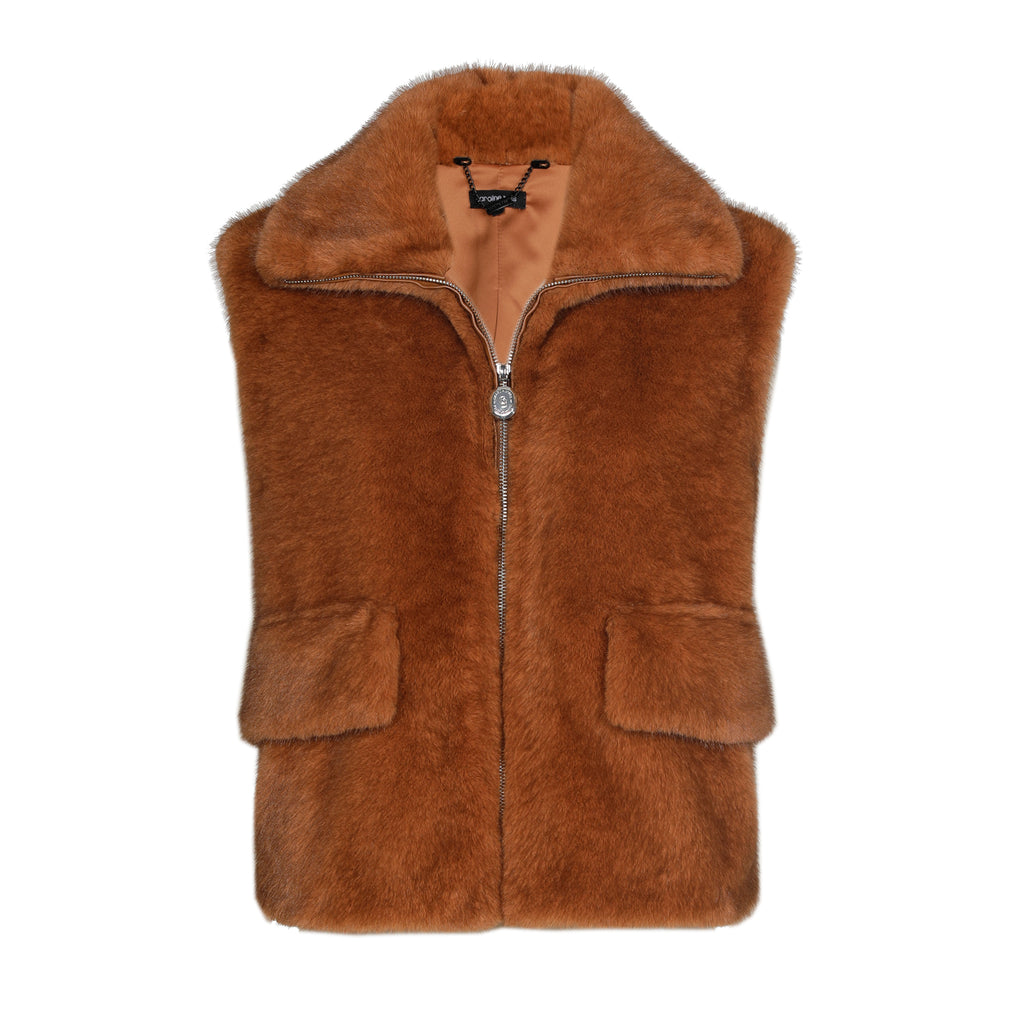 Bodywarmers beige Caroline Biss