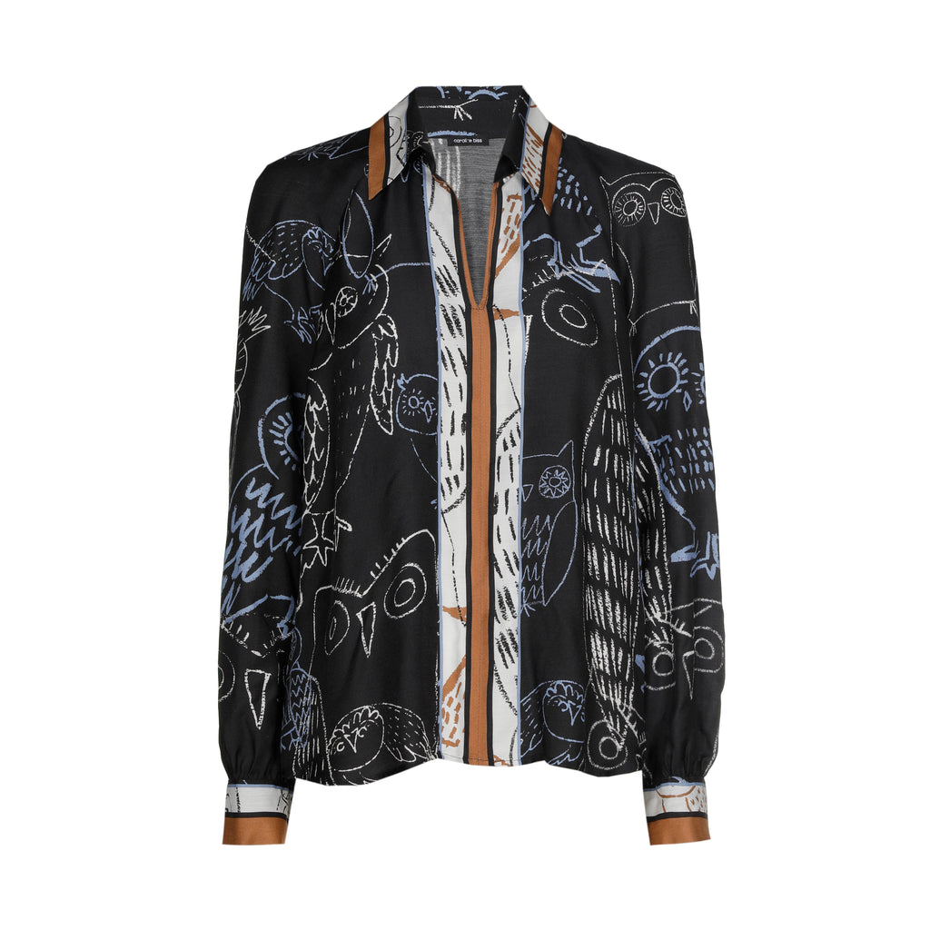 Blouses lange mouw multicolor Caroline Biss