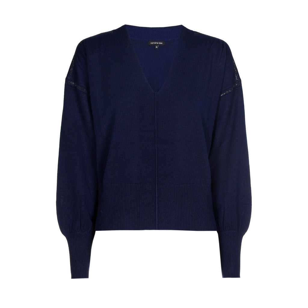 Pulls blauw Caroline Biss