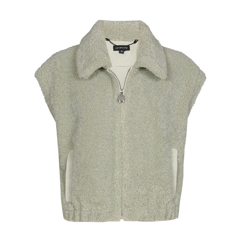 Bodywarmers groen Caroline Biss