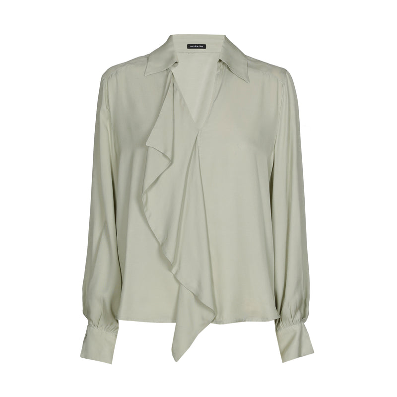 Blouses lange mouw groen Caroline Biss