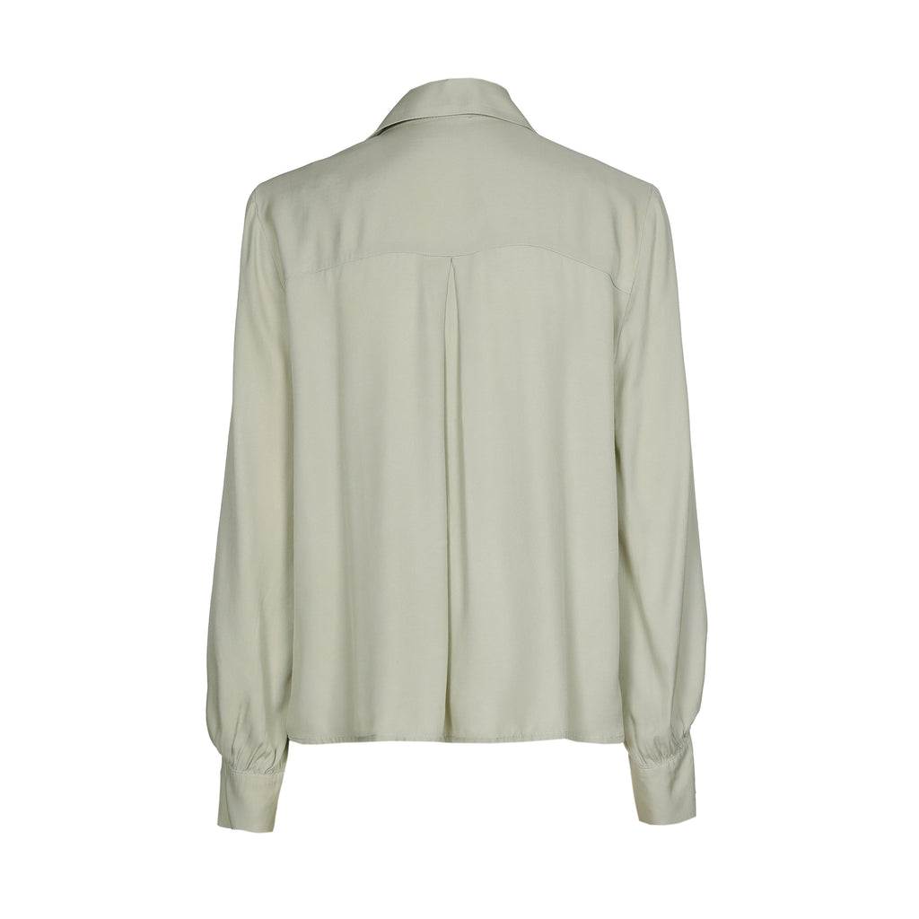 Blouses lange mouw groen Caroline Biss