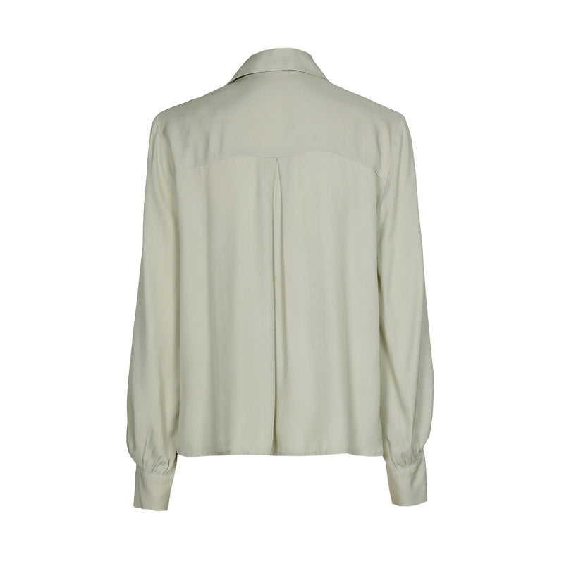 Blouses lange mouw groen Caroline Biss