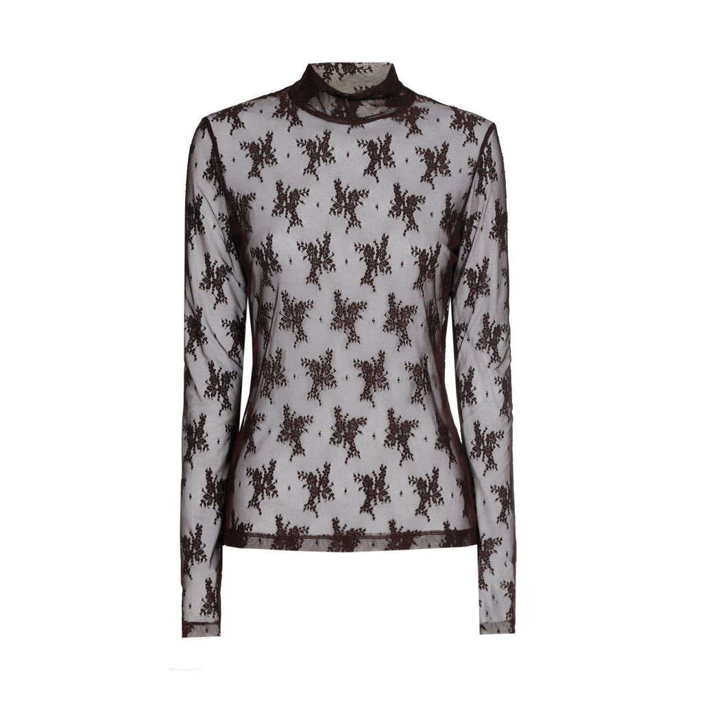 T-shirts lange mouw bruin Caroline Biss
