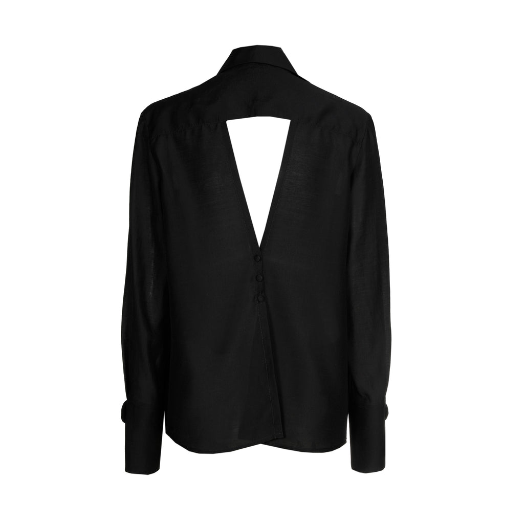 Blouses lange mouw zwart Caroline Biss