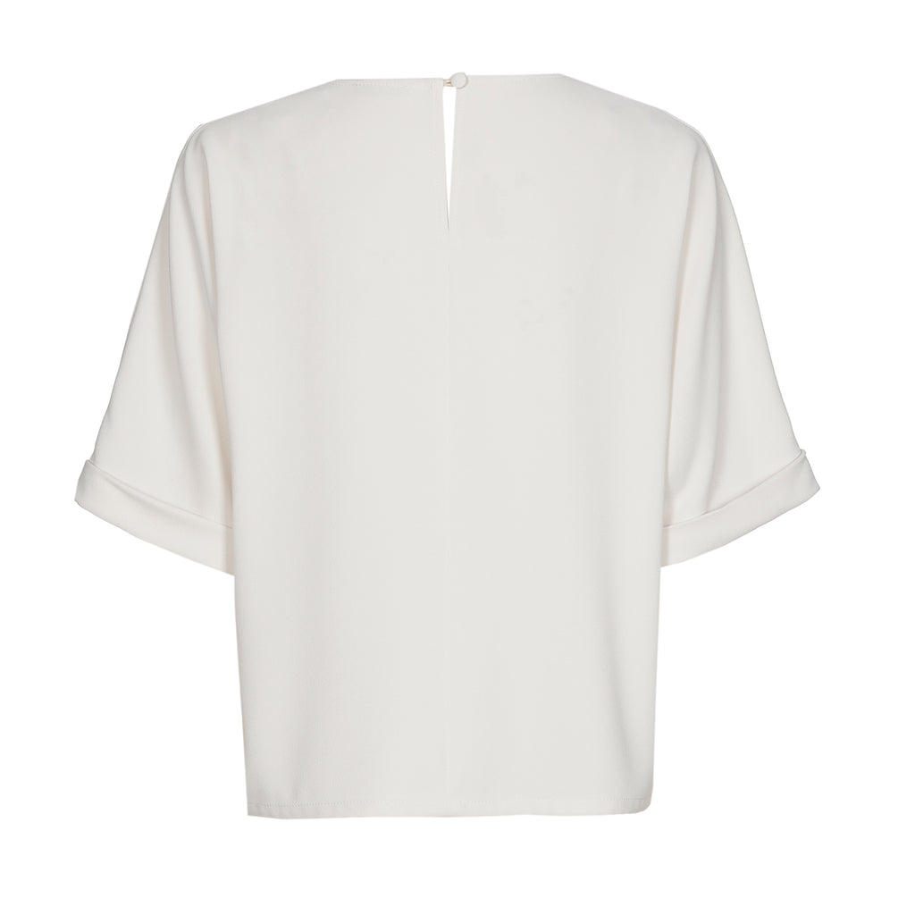 Blouses korte mouw beige Caroline Biss