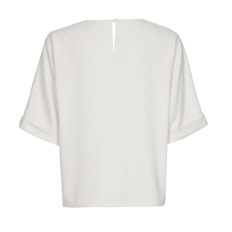 Blouses korte mouw beige Caroline Biss