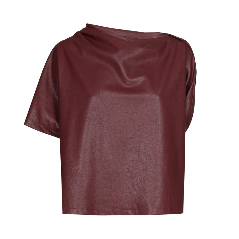 Blouses korte mouw rood Caroline Biss