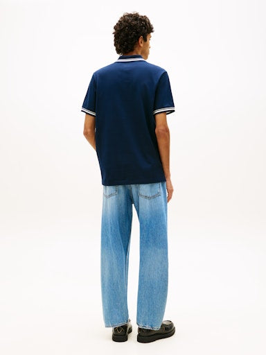 Polo's korte mouw navy Tommy Hilfiger