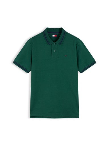 Polo's korte mouw groen Tommy Hilfiger