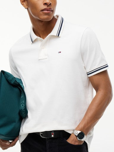 Polo's korte mouw wit Tommy Hilfiger