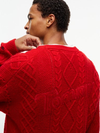 Sweaters rood Tommy Hilfiger