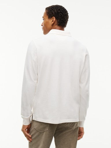 Polo's lange mouw wit Tommy Hilfiger