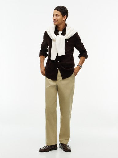 Hemden lange mouw bruin Tommy Hilfiger
