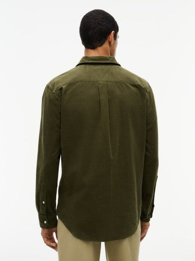 Hemden lange mouw groen Tommy Hilfiger