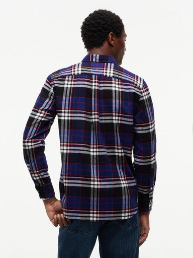 Hemden lange mouw blauw Tommy Hilfiger