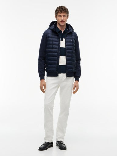 Hemden lange mouw navy Tommy Hilfiger