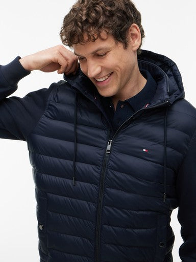 Hemden lange mouw navy Tommy Hilfiger