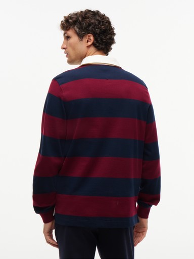 Polo's lange mouw rood Tommy Hilfiger