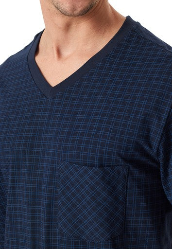 Pyjama's blauw SCHIESSER
