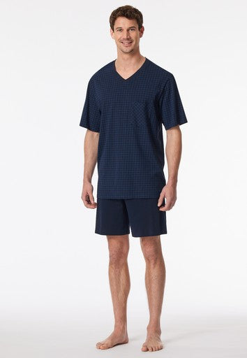 Pyjama's blauw SCHIESSER