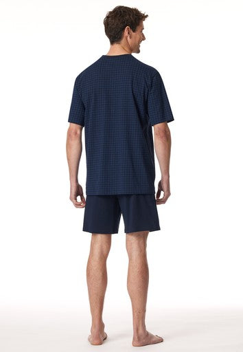 Pyjama's blauw SCHIESSER