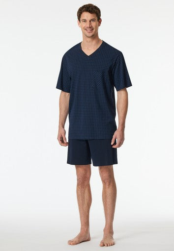 Pyjama's blauw SCHIESSER