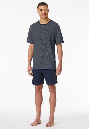 Pyjama's blauw SCHIESSER
