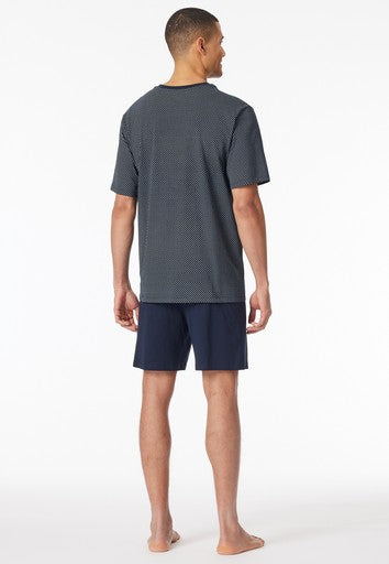 Pyjama's blauw SCHIESSER