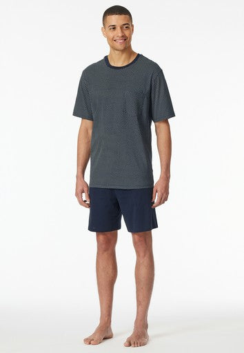 Pyjama's blauw SCHIESSER