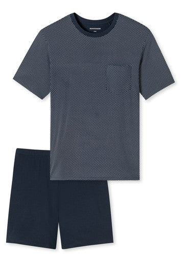 Pyjama's blauw SCHIESSER
