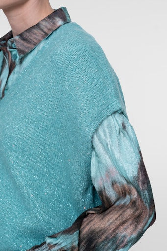 Cardigans blauw Geisha