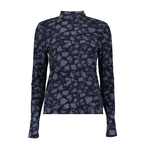 T-shirts lange mouw navy Geisha