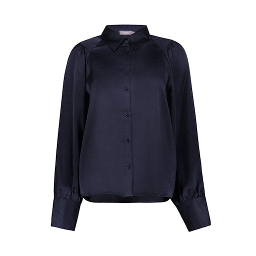 Blouses lange mouw navy Geisha
