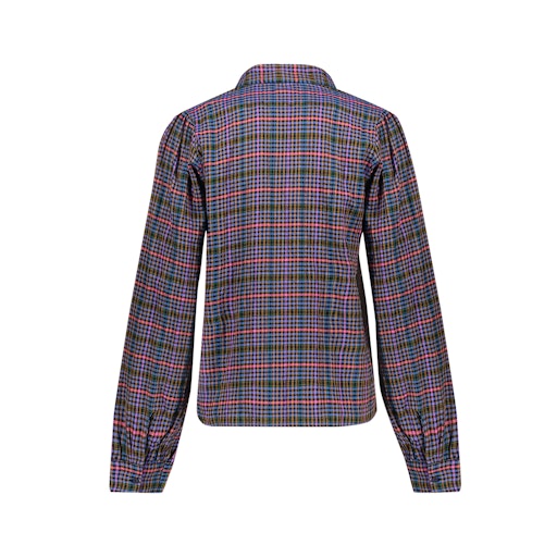 Blouses lange mouw navy Geisha