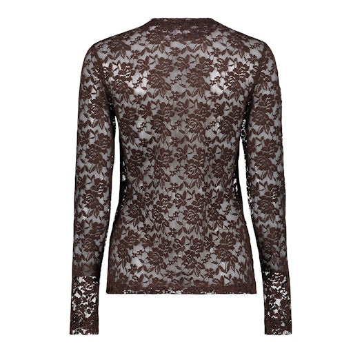 T-shirts lange mouw bruin Geisha