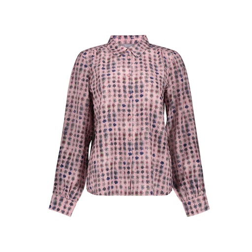 Blouses lange mouw roze Geisha
