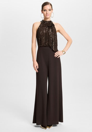 Jumpsuits zonder mouw bruin SWING