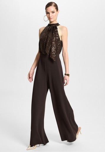Jumpsuits zonder mouw bruin SWING