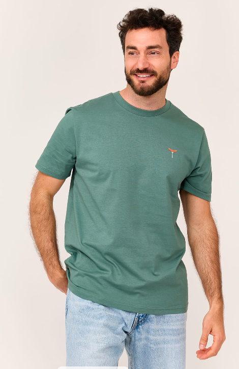 T-shirts korte mouw groen STRØM