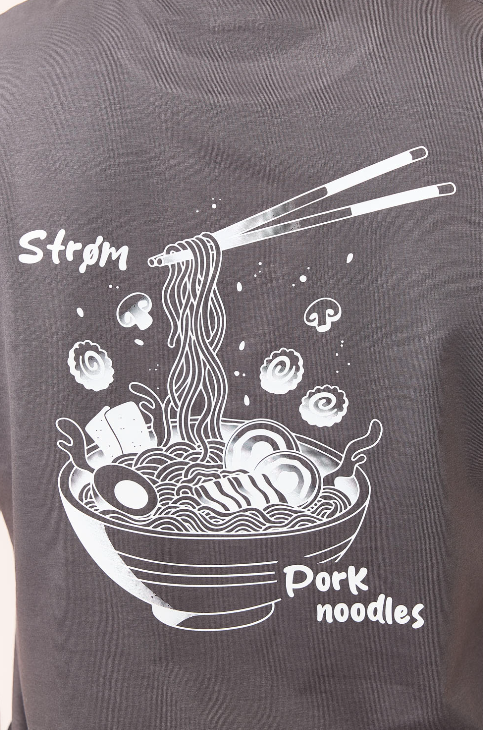 T-shirts korte mouw grijs STRØM