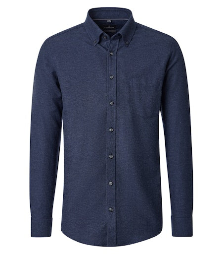 Hemden lange mouw blauw Casa Moda