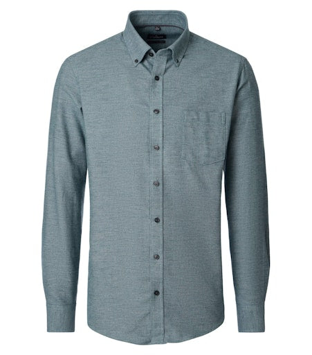 Hemden lange mouw groen Casa Moda