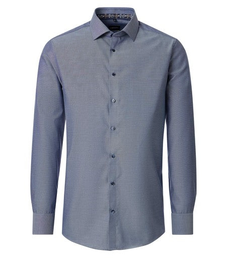 Hemden lange mouw blauw VENTI