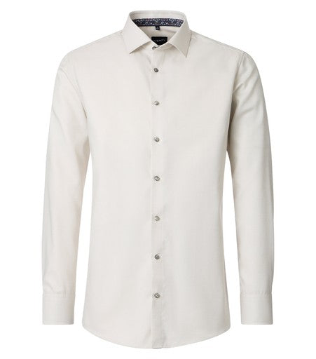 Hemden lange mouw beige VENTI