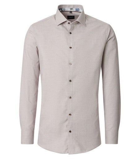 Hemden lange mouw beige VENTI