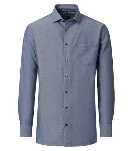 Hemden lange mouw blauw VENTI